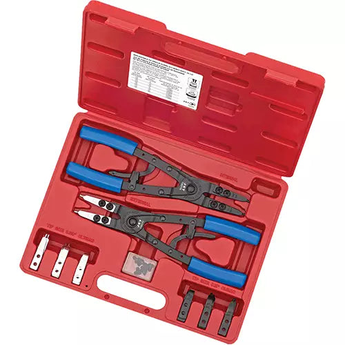 Heavy-Duty Ratcheting Snap Ring Pliers Set - 730355