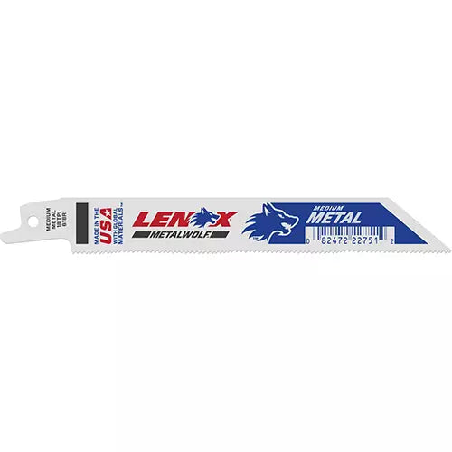 Lenox® Reciprocating Saw Blade Universal/Toothed Edge - 22751OSB618R