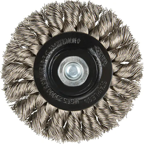 Knot Wire Wheel Brushes - Standard Twist Knot with 1/4" shank - 0002618800