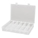 Compact Polypropylene Compartment Cases - LP6-CLEAR