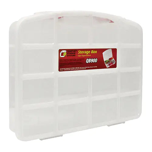 Clear Compartment Storage Box - QB900