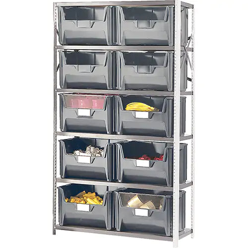 Shelving Unit with Stacking Bins - CF061