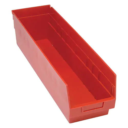 Store More™ Plastic Shelf Bins - QSB206RD