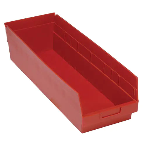 Store More™ Plastic Shelf Bins - QSB214RD