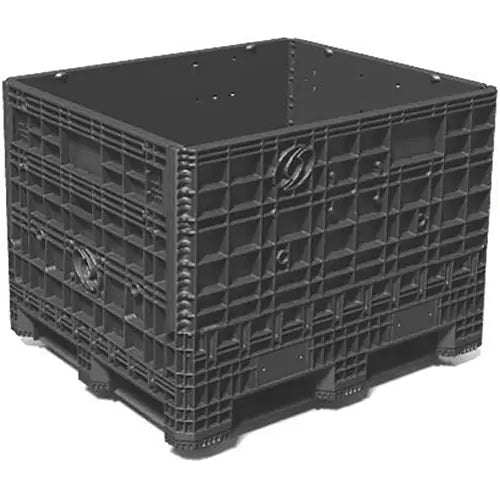 Medium-Duty Collapsible Bulkpak Containers - GP40X48X34-BLACK
