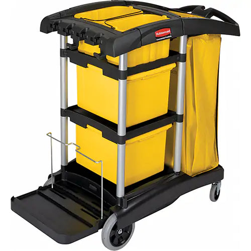 Microfibre Janitor Carts - FG9T7300BLA