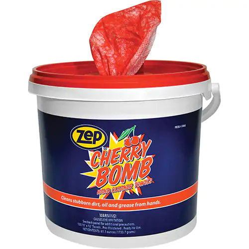 Cherry Bomb Heavy-Duty Hand Cleaner Wipes - 346601
