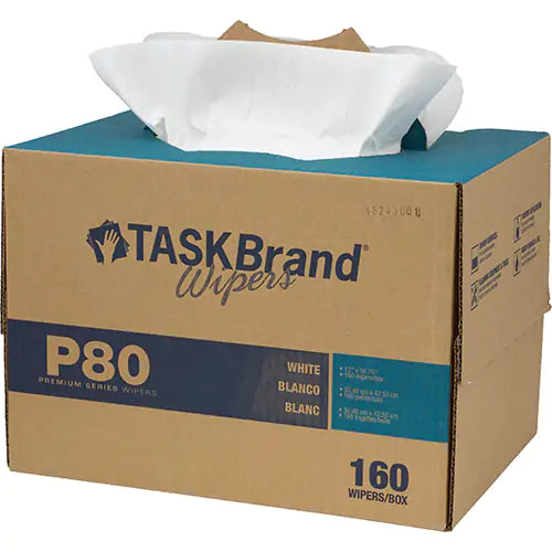 TaskBrand® P80 Premium Series Wipers - N-P080ITW