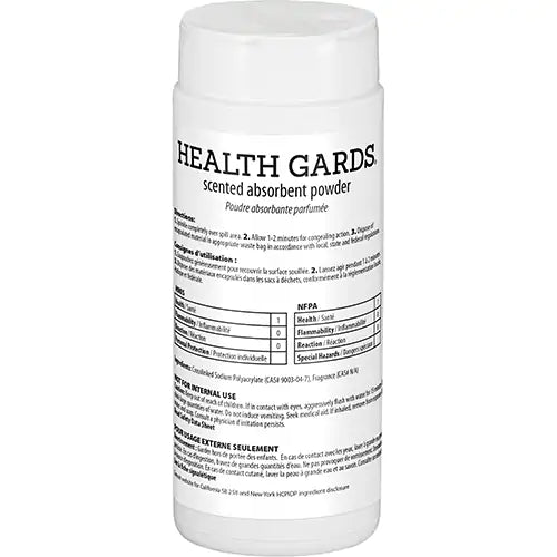 Health Gards® Scented Absorbent Powder 16 oz. - 08160