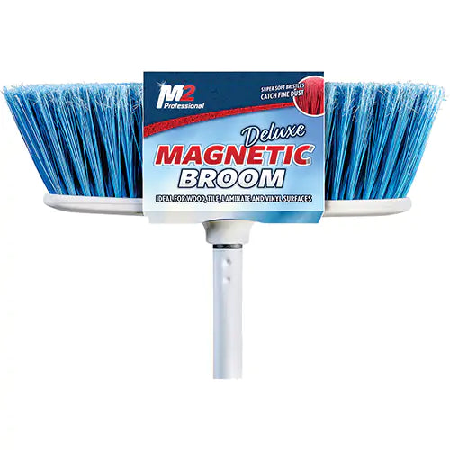 Flat Magnetic Indoor Broom with Handle - BM-4300-BL