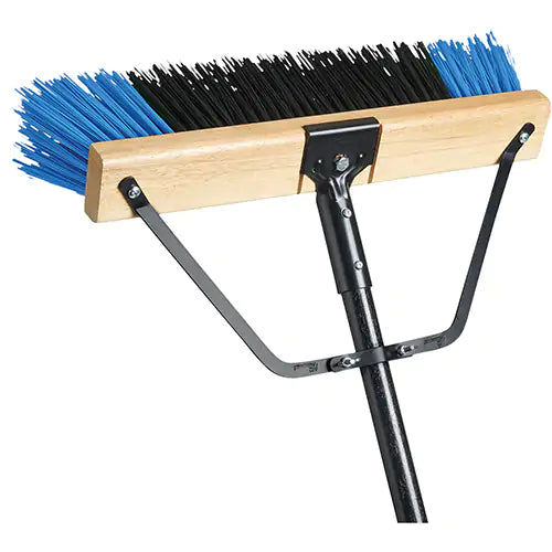 Ryno Push Broom with Braced Handle - PB-700-BB36