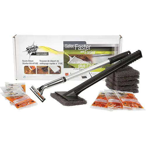 Scotch-Brite™ Quick Clean Griddle Cleaning System Starter Kit - H-710