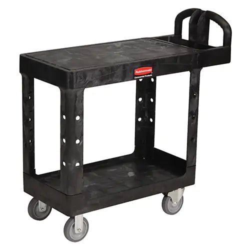 Flat Shelf Heavy Duty Utility Cart - 4505-00 - FG450500BLA