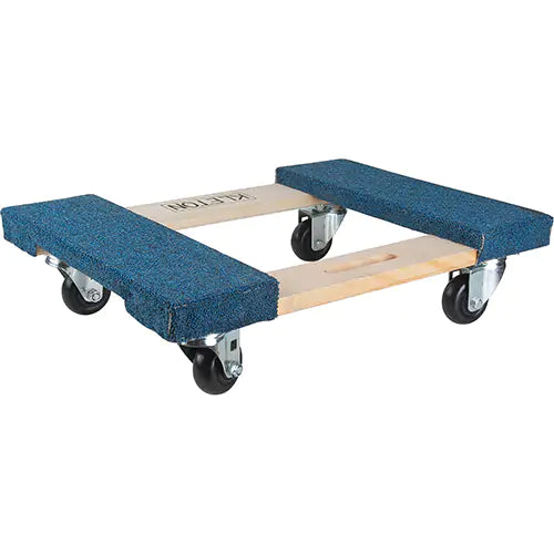 Carpeted Ends Hardwood Dolly 3" - MN190