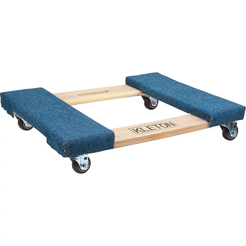 Carpeted Ends Hardwood Dolly 3" - MN196