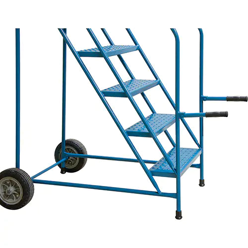 Trailer Access Rolling Ladder with Rails - MO011