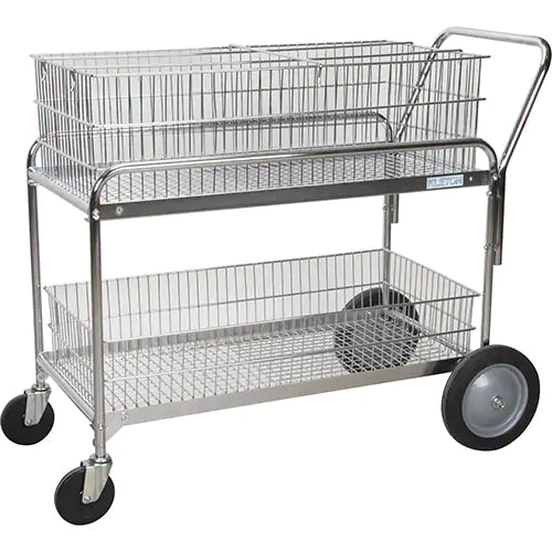 Wire Mesh Office Mail Cart - MO843