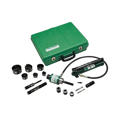 Hydraulic Knockout Kit with Hand Pump and Slug-Buster® Punches - 7306SB