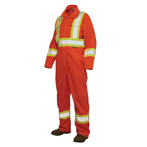 Unlined Safety Coveralls Small - S79211-BLAZE-S