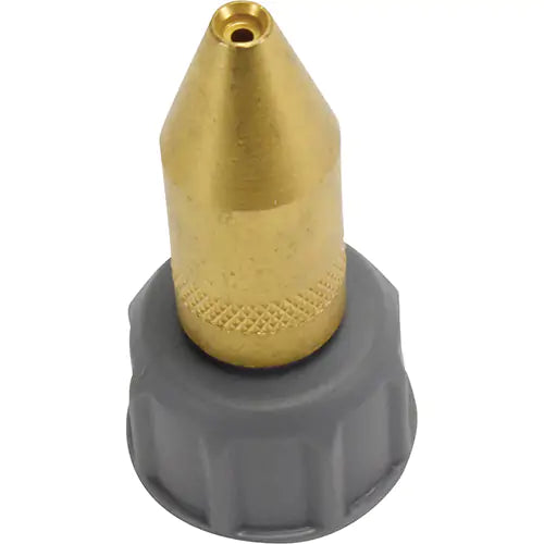 Adjustable Brass Nozzle with Poly Threading - 182919