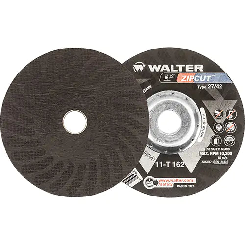 Zipcut™ Right Angle Grinder Reinforced Cut-Off Wheels 7/8" - 11T162