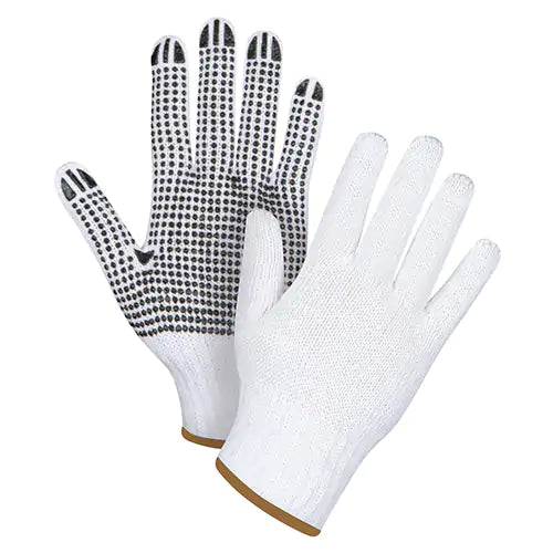 Dotted String Knit Gloves Large - SAN491
