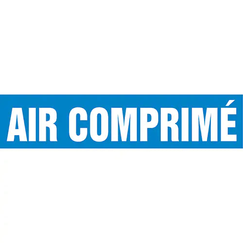 "Air Comprimé" Pipe Marker - CRPK227SSA