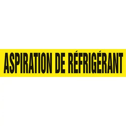 "Aspiration de Réfrigérant" Pipe Marker - CRPK605SSH