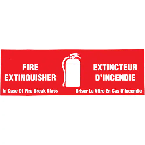 "Fire Extinguisher / Extincteur d'incendie" Label - BL-106