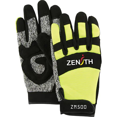 ZM500 High-Visibility Cut-Resistant Mechanic's Gloves 2X-Large - SDP436