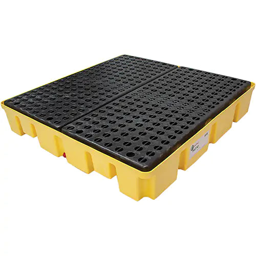 Poly-Slim-Line™ Spill Pallet with Drain - 5400-YE-D