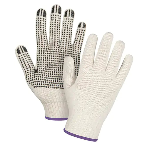 Heavyweight Dotted String Knit Gloves X-Small - SEE938