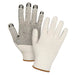 Heavyweight Dotted String Knit Gloves Large - SEE941