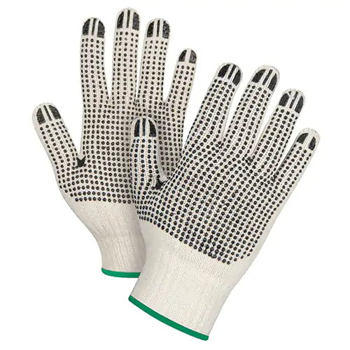 Heavyweight Double-Sided Dotted String Knit Gloves Medium - SEE944