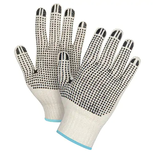 Heavyweight Double-Sided Dotted String Knit Gloves X-Large - SEE946