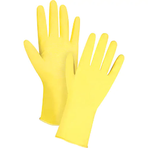 Premium Canary Yellow Chemical-Resistant Gloves Medium/8 - SEF205