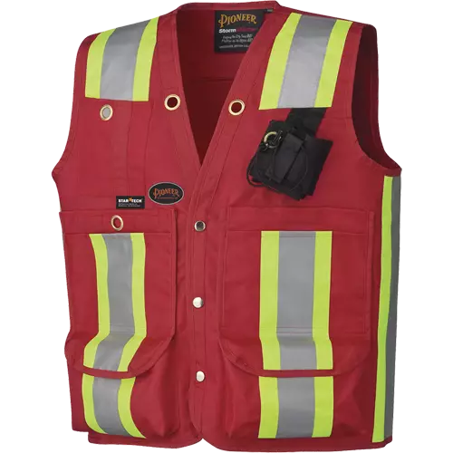 Surveyor & Supervisor Safety Vest Large - V1010710-L