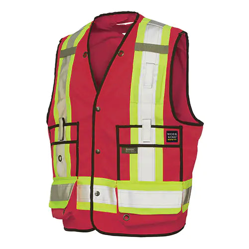 Surveyor Safety Vest Small - S31311-RED-S