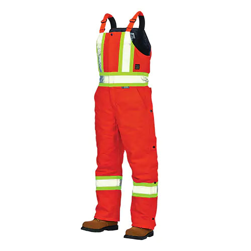 Duck Lined Safety Overalls Large - S75711-ORG-L