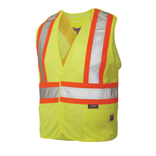 5-Point Tearaway Safety Vest Small/Medium - S9I011-FLGR-M