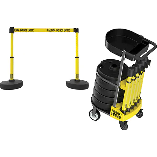 PLUS Barrier Post Cart Kit with Tray - PL4078T