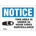 "24 Hour Surveillance" Sign - SGL431