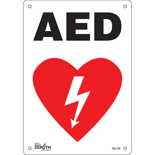 "AED" Sign - SGL768
