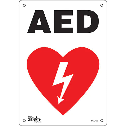 "AED" Sign - SGL769