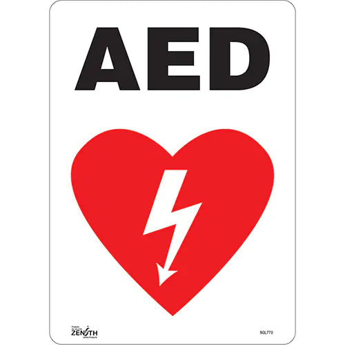 "AED" Sign - SGL770