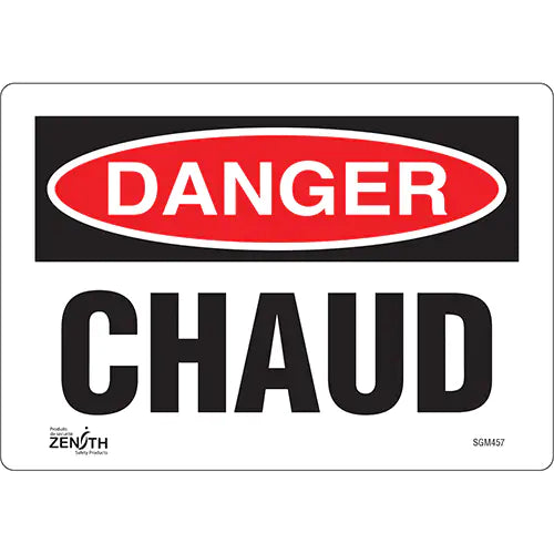 "Chaud" Sign - SGM457