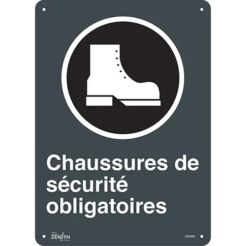 "Chaussures De Sécurité Obligatoires" Sign - SGM690