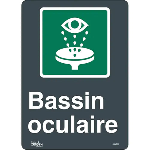 "Bassin Oculaire" Sign - SGM766