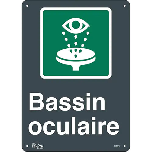 "Bassin Oculaire" Sign - SGM767
