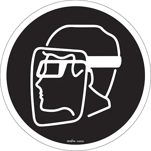 Face Protection Required CSA Safety Sign - SGM835